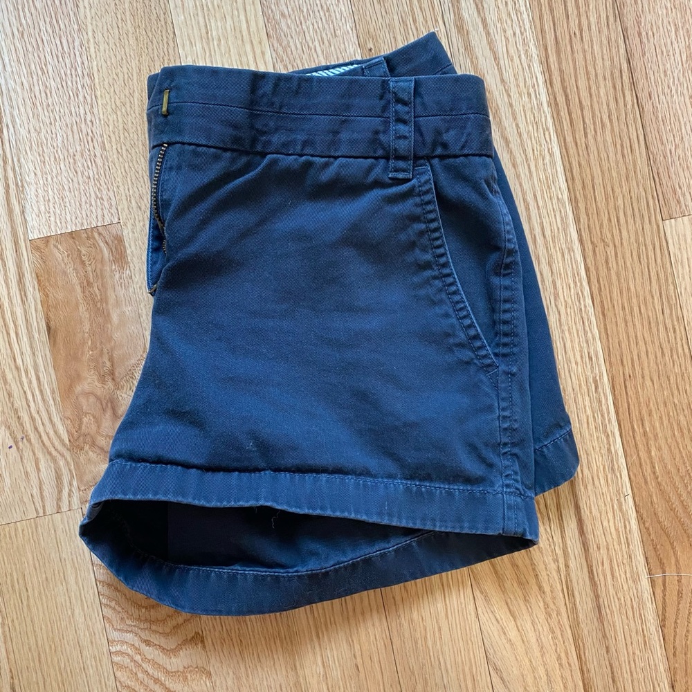J. Crew Navy Chino Shorts